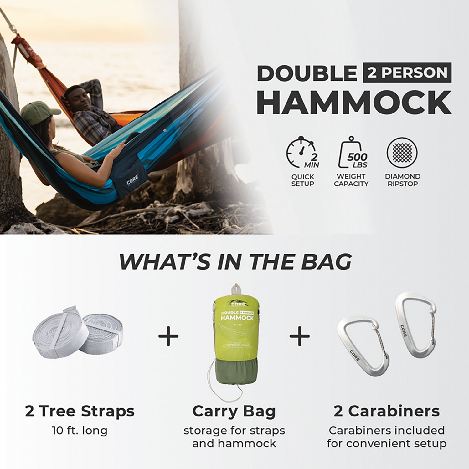 CORE Equipment Double Hammock                                                                                                    - view number 3