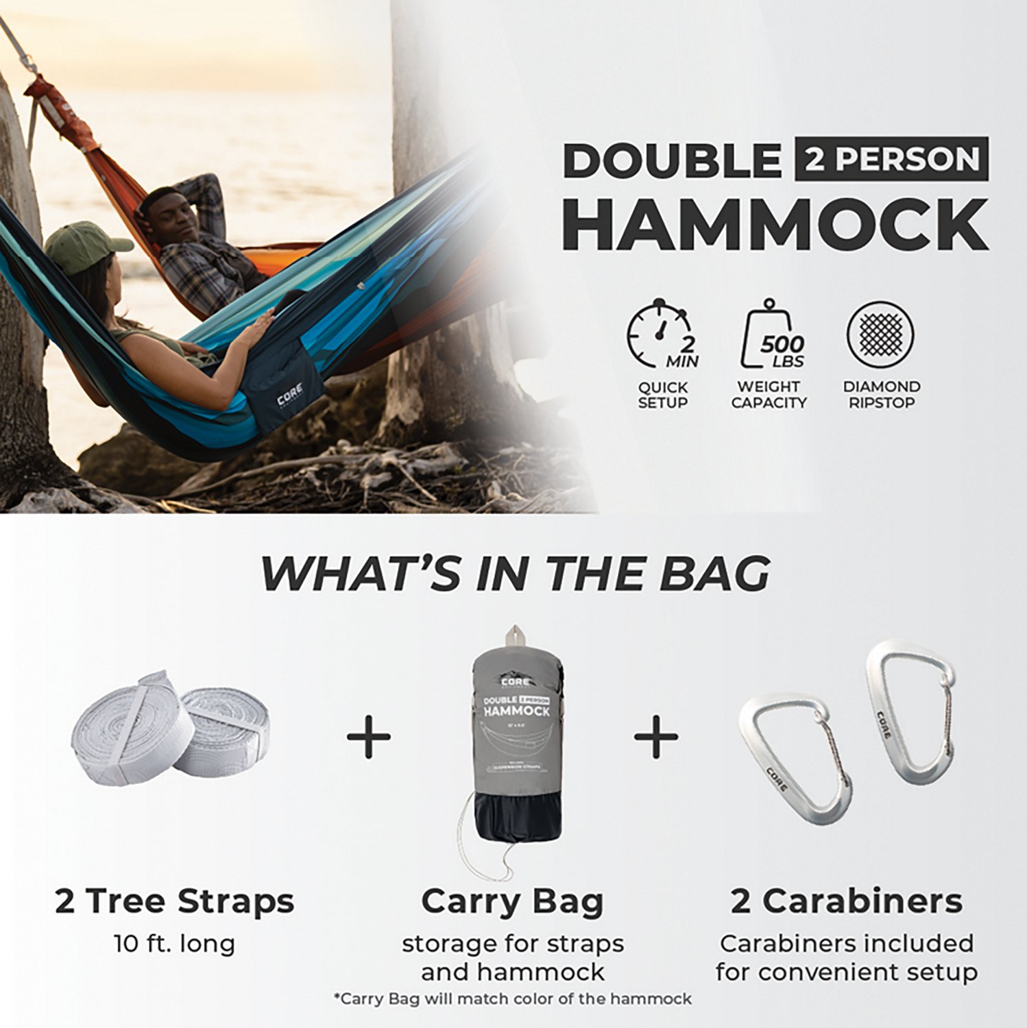 CORE Equipment Double Hammock                                                                                                    - view number 4
