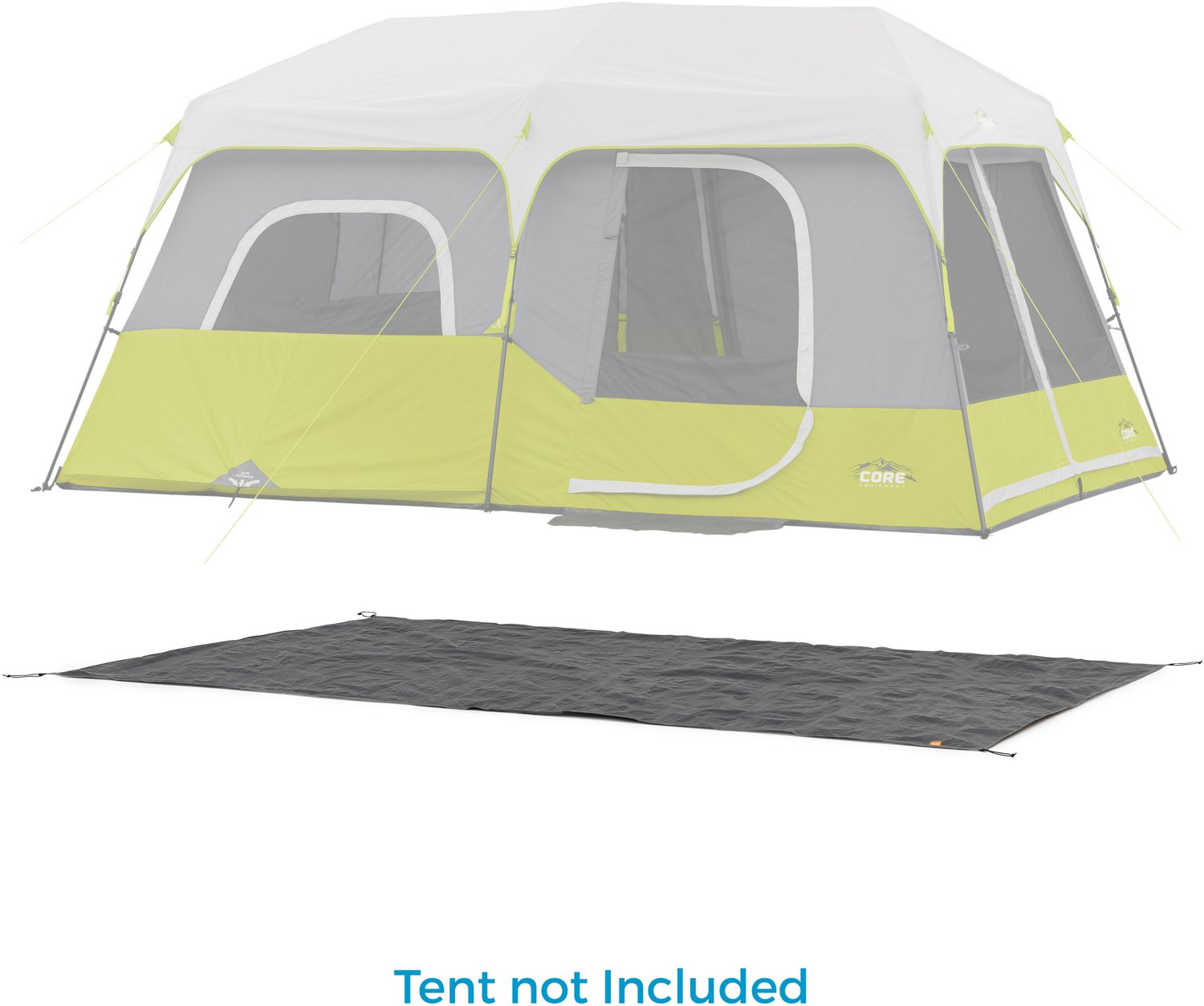 CORE Equipment 9 Person Instant Tent Footprint                                                                                   - view number 2
