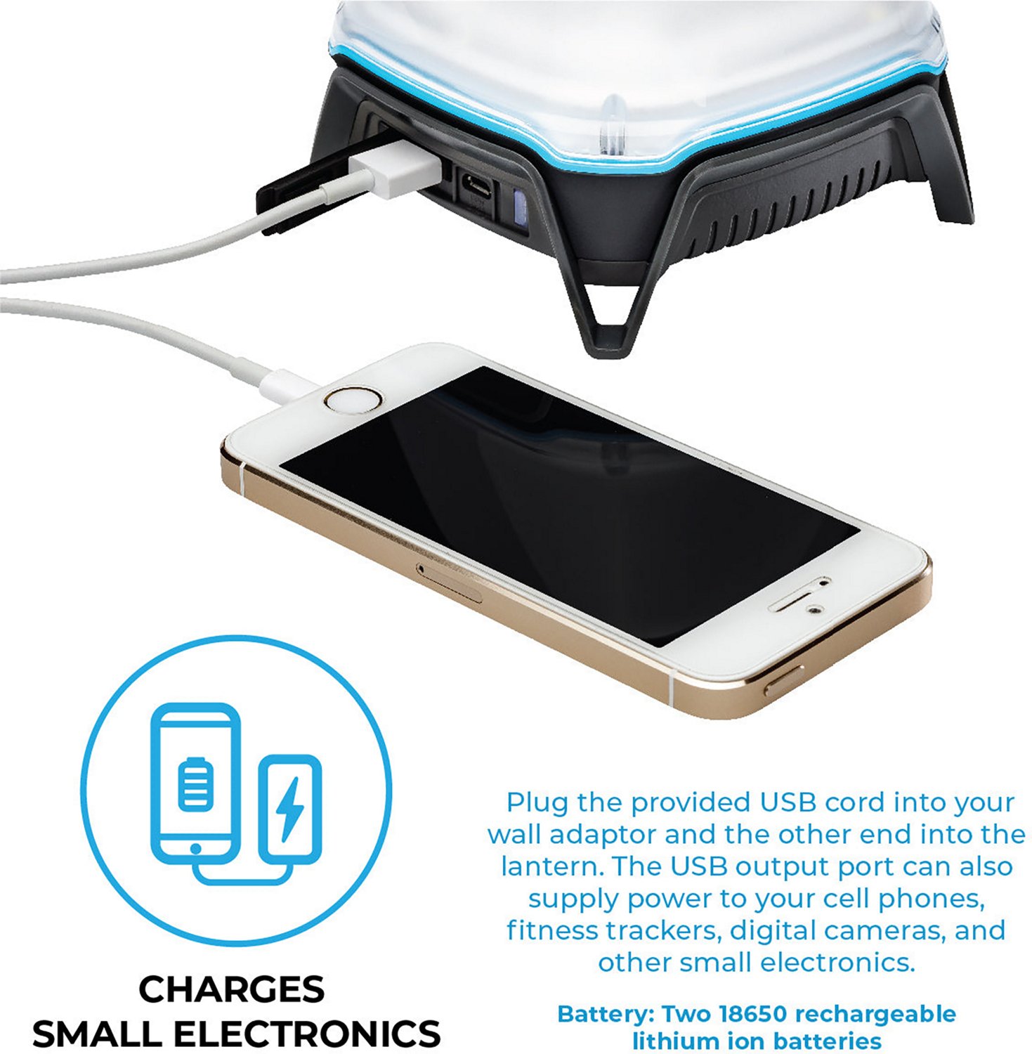 CORE Equipment 750-Lumen Rechargeable Lantern with USB Output                                                                    - view number 4