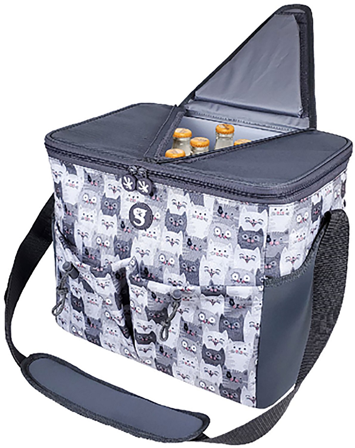 geckobrands Cats Large 24 Can Cooler - view number 3