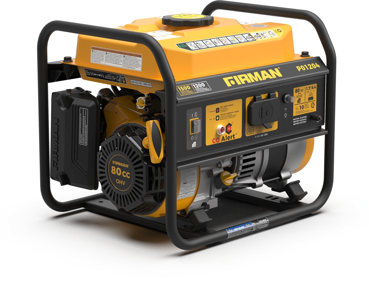 Firman 1,500W/1,200W Gasoline Power Generator                                                                                    - view number 8