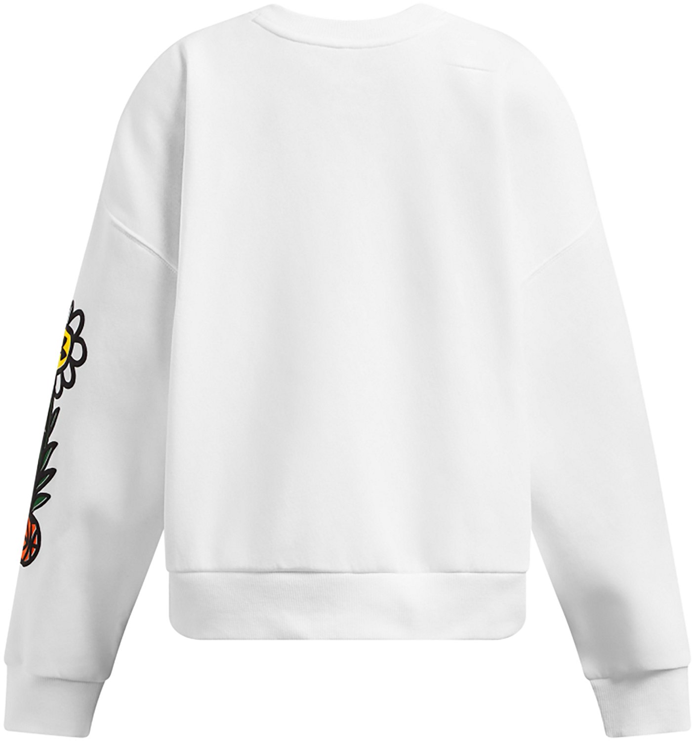 Under Armour Girls' Rival Fleece Oversize NYG Crew Pullover - view number 2