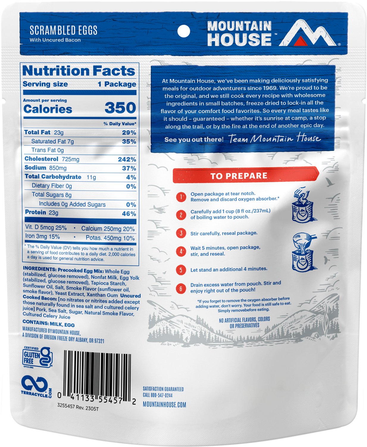 Mountain House Eggs with Bacon                                                                                                   - view number 3