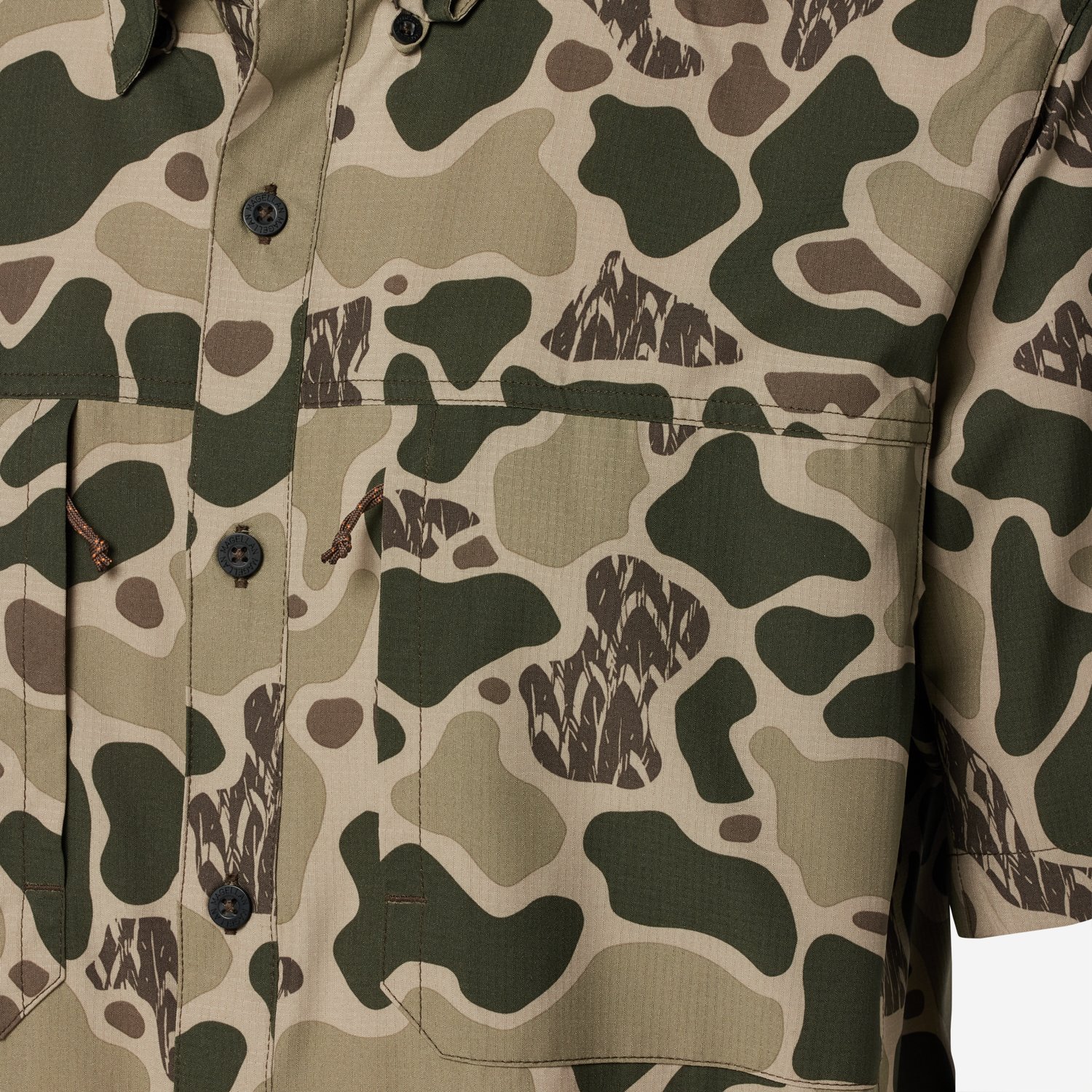 Magellan Outdoors Men's Lightweight Ripstop Button Down Short Sleeve Shirt