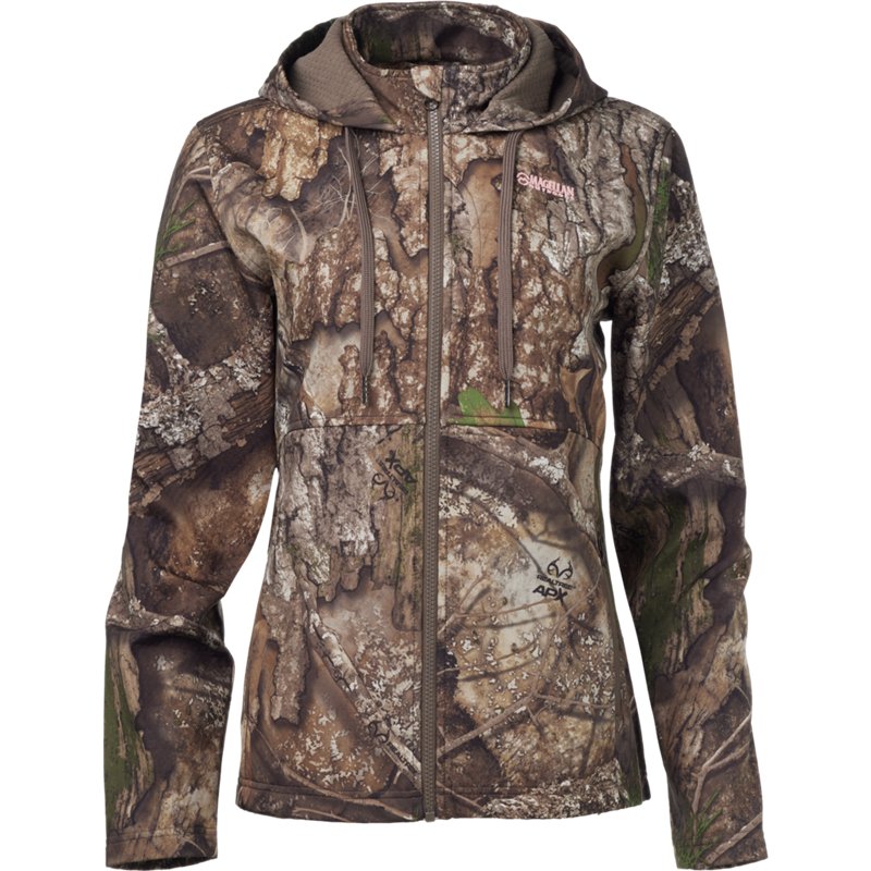 Magellan Outdoors Hunt Gear Women’s Boone Hooded FZ Jacket, Large - Ladies Insulated Camo at Academy Sports