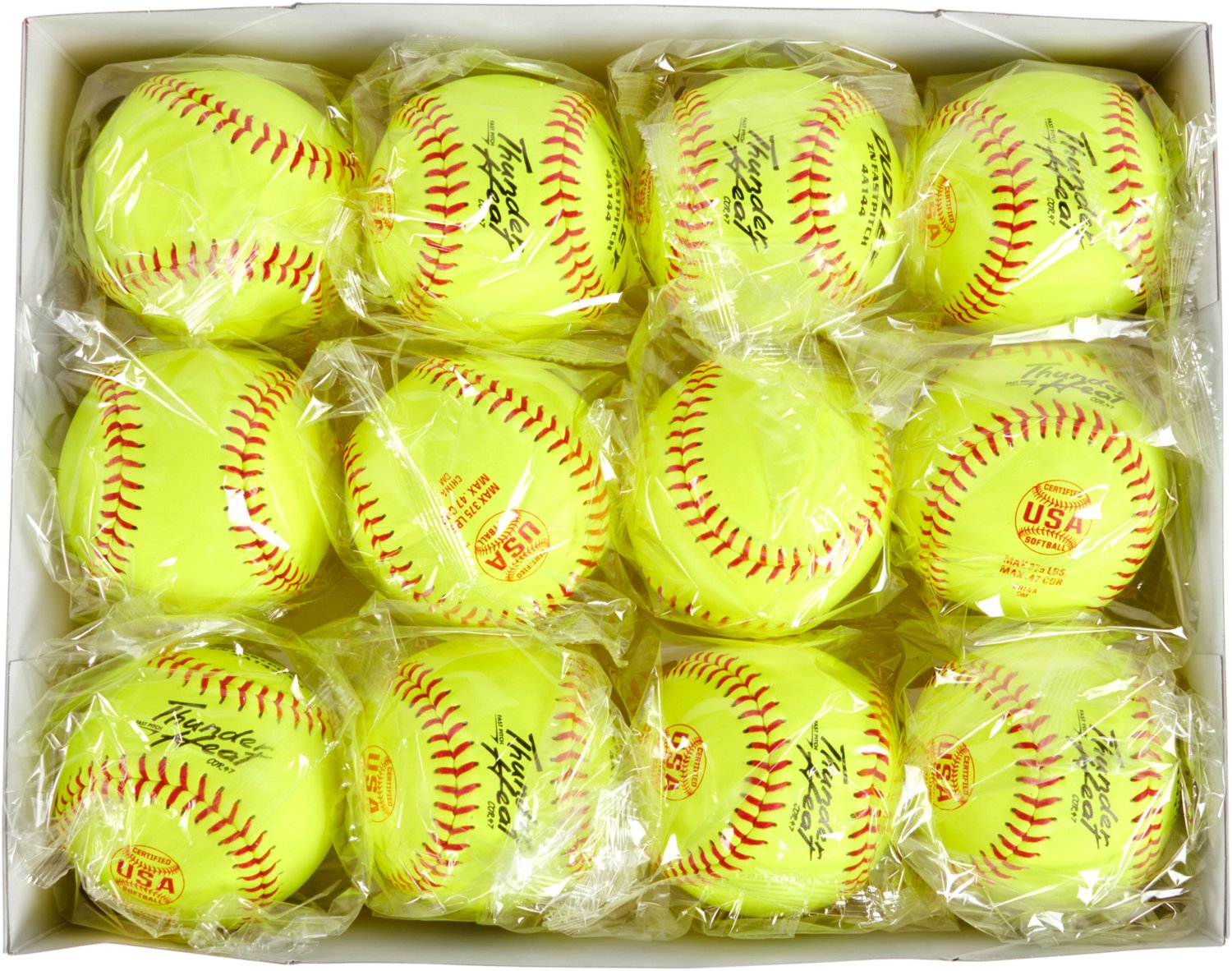 Dudley Thunder Heat ZN 11 in Fastpitch Softballs 12-Pack - view number 3