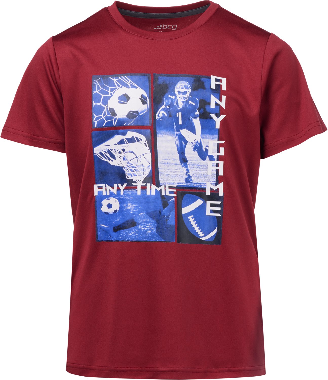 BCG Boys' Ain't Time Turbo T-shirt                                                                                               - view number 1