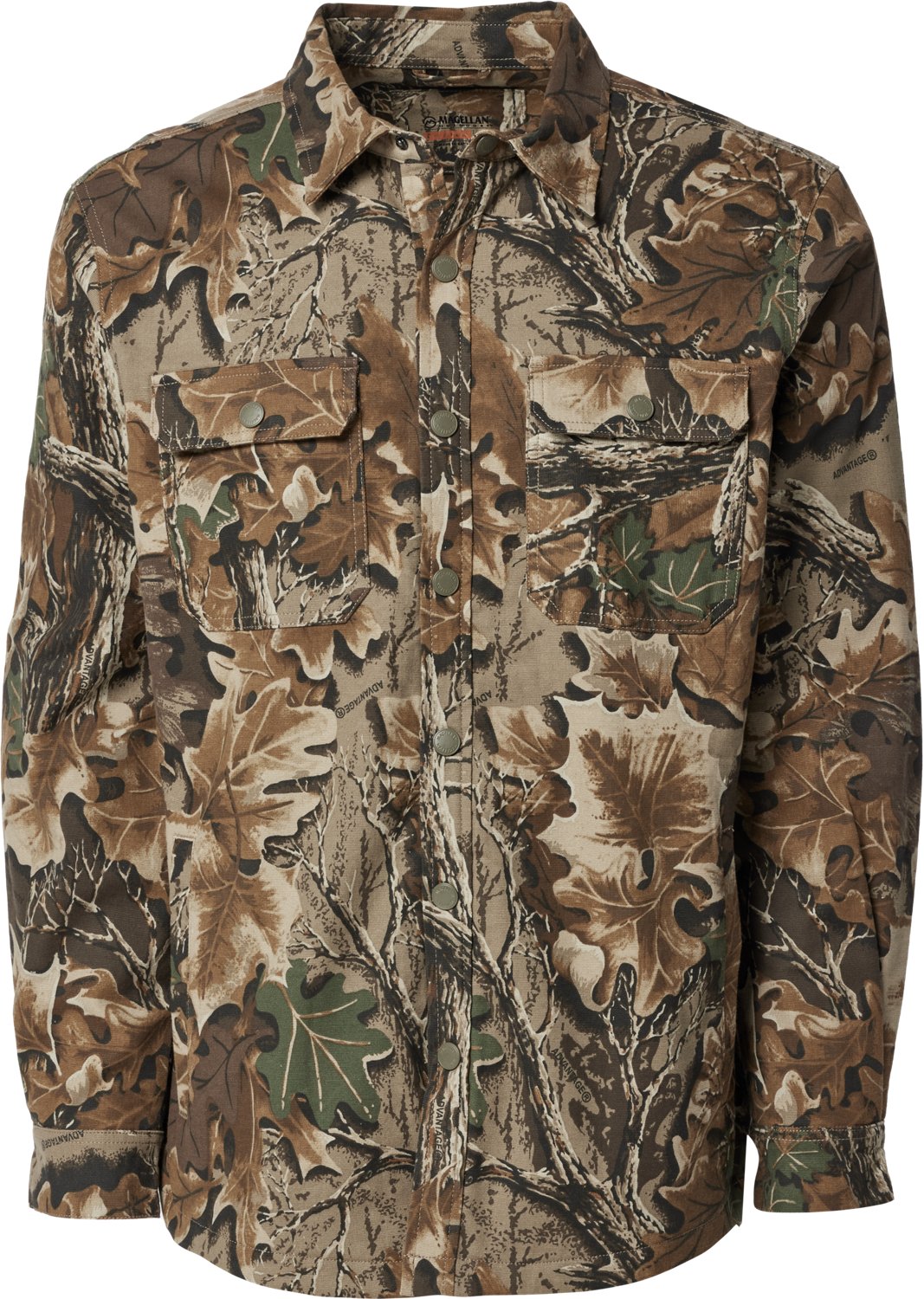 Men's Camouflage Zip-Up Hoodie Jacket - Casual Outdoor Sports Coat With Pockets, Button Details