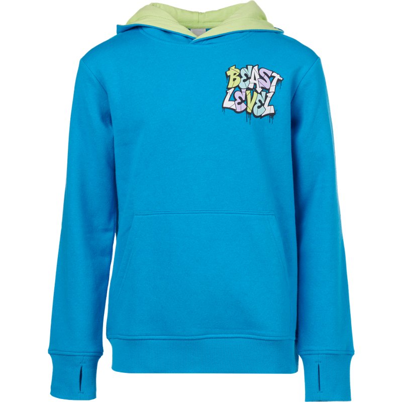 BCG Boys' Lifestyle Beast Graffiti Hoodie Diva Blue, X-Small - Boy's Fleece at Academy Sports