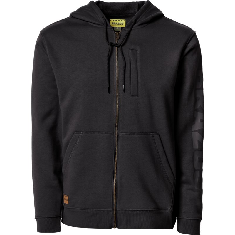 Brazos Men's Blacksmith Fleece Full Zip Hoodie, Medium - Men's Work Jackets at Academy Sports