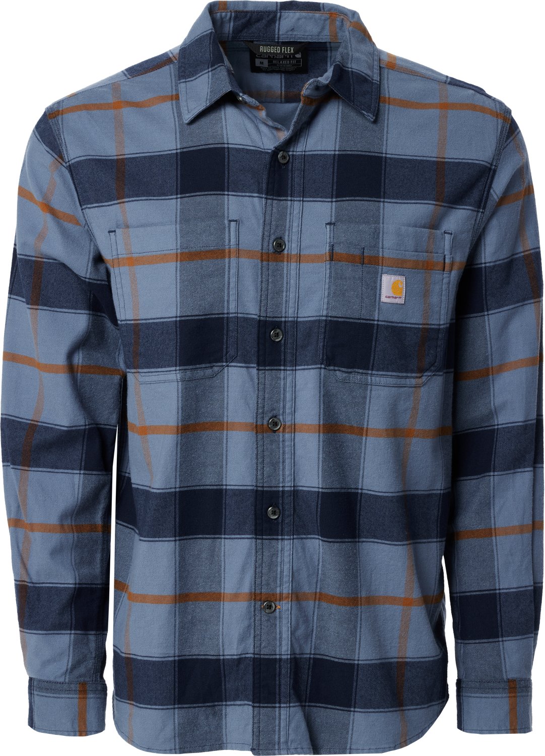 Carhartt Men's Midweight Flannel Long Sleeve Plaid Shirt