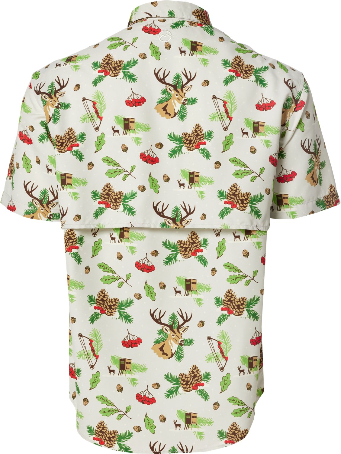 Magellan Outdoors Men's Laguna Madre Holiday Fishing Button-Down Shirt - view number 2