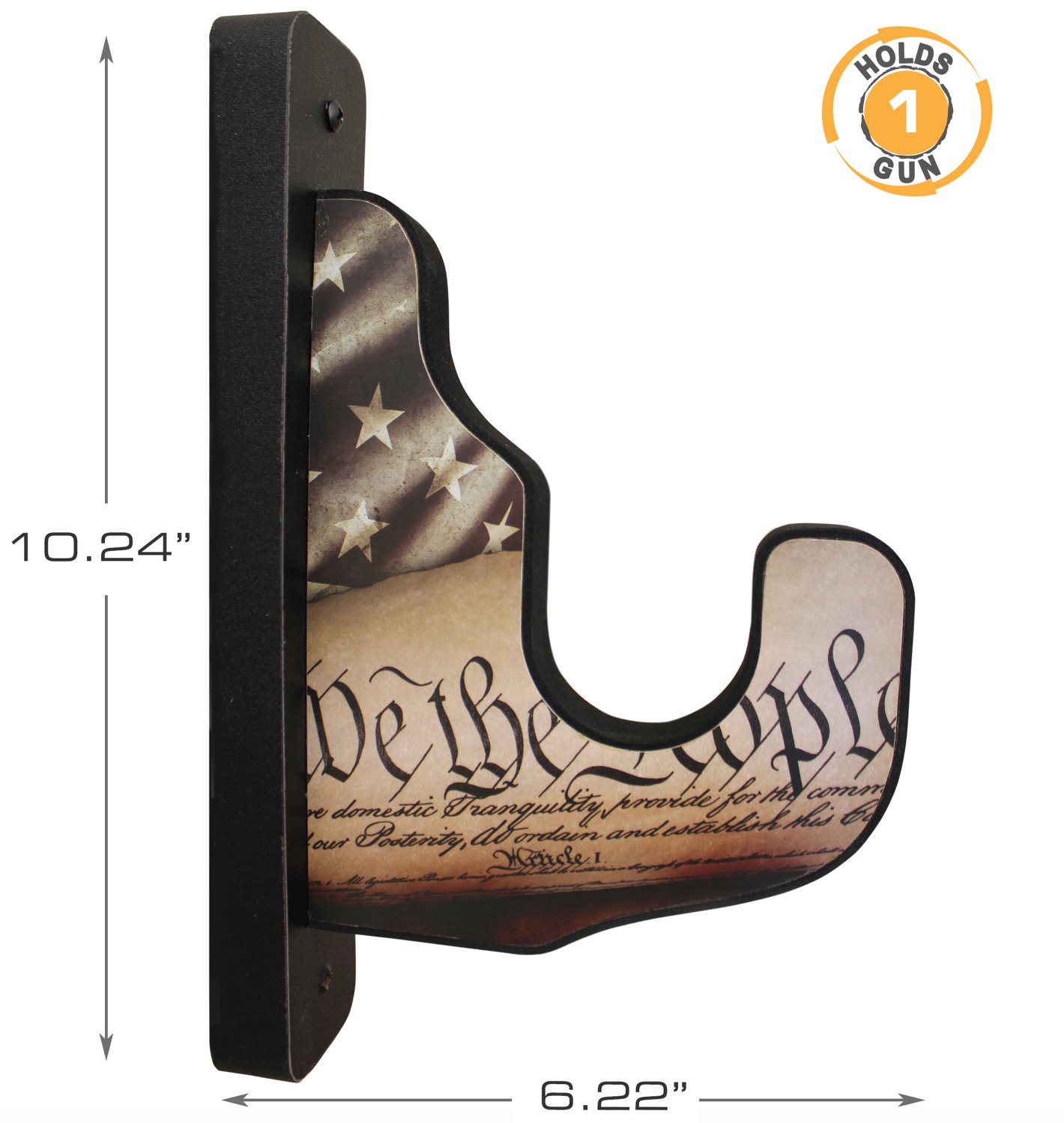 Rush Creek Americana Padded Gun Display Wall Hooks - view number 3