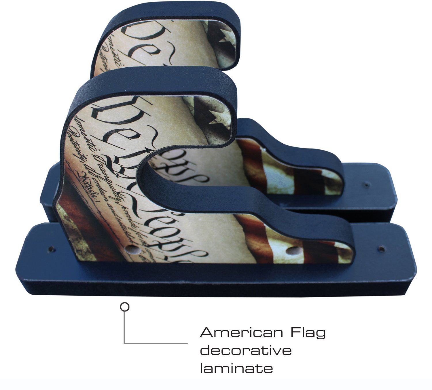 Rush Creek Americana Padded Gun Display Wall Hooks - view number 4