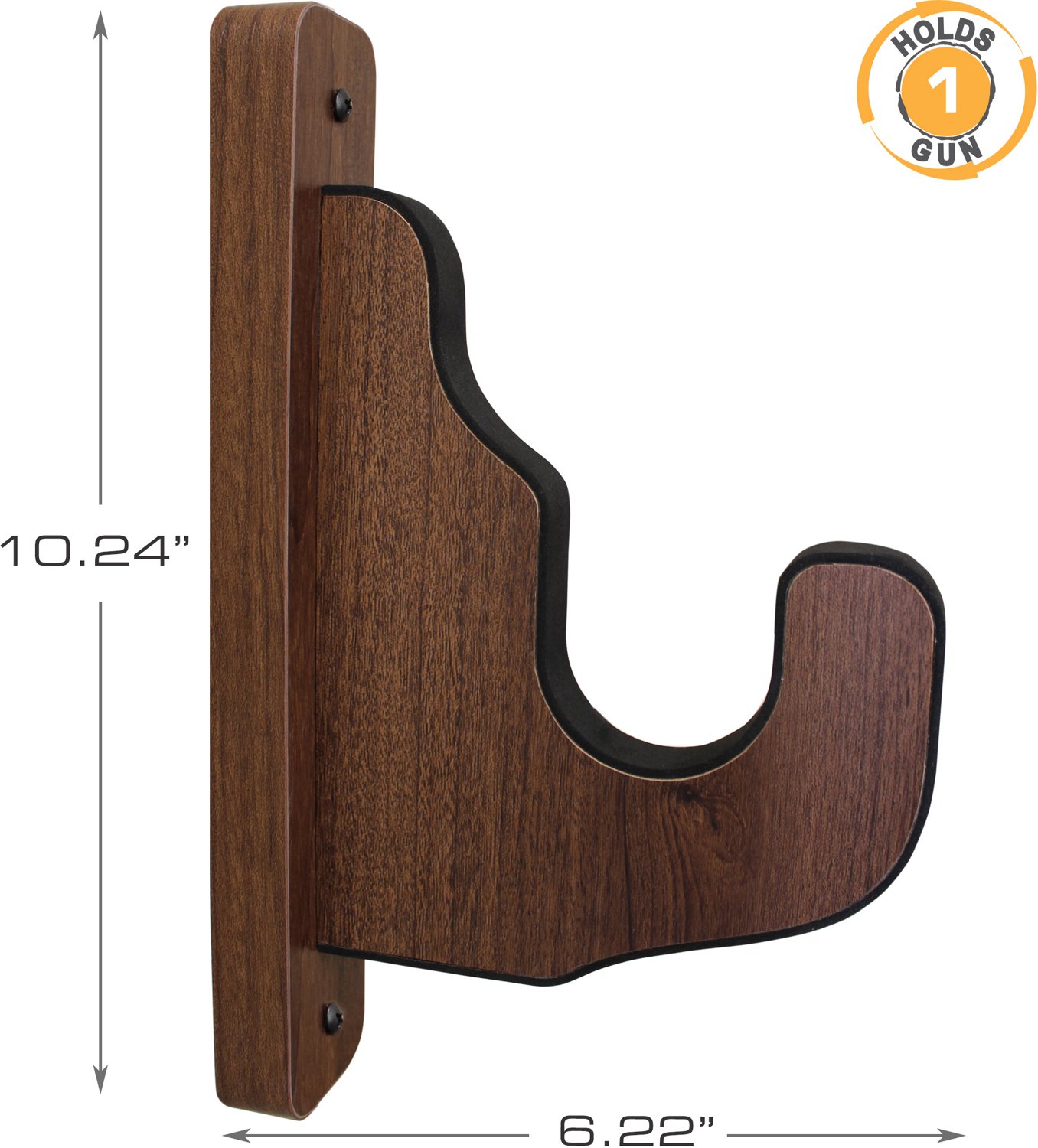 Rush Creek Padded Gun Display Wall Hooks - view number 3