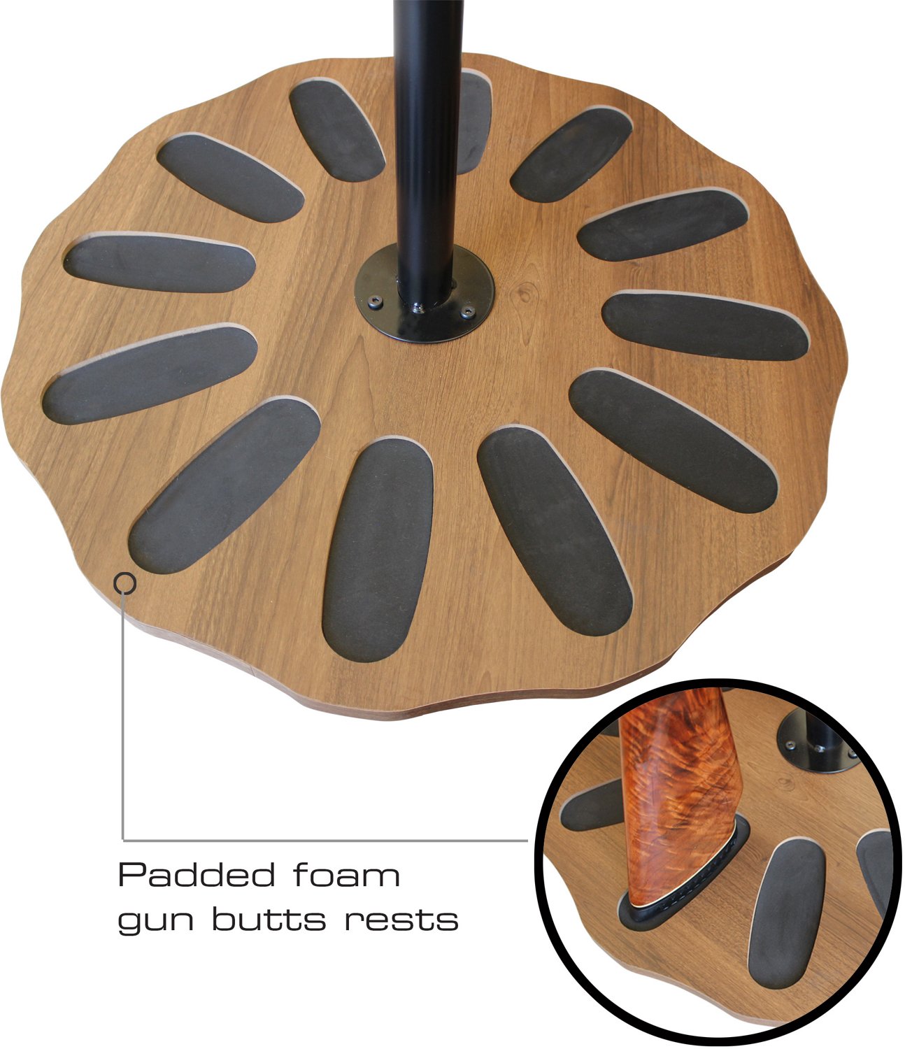 Rush Creek Spinning 12-Gun Adjustable Floor Rack - view number 4