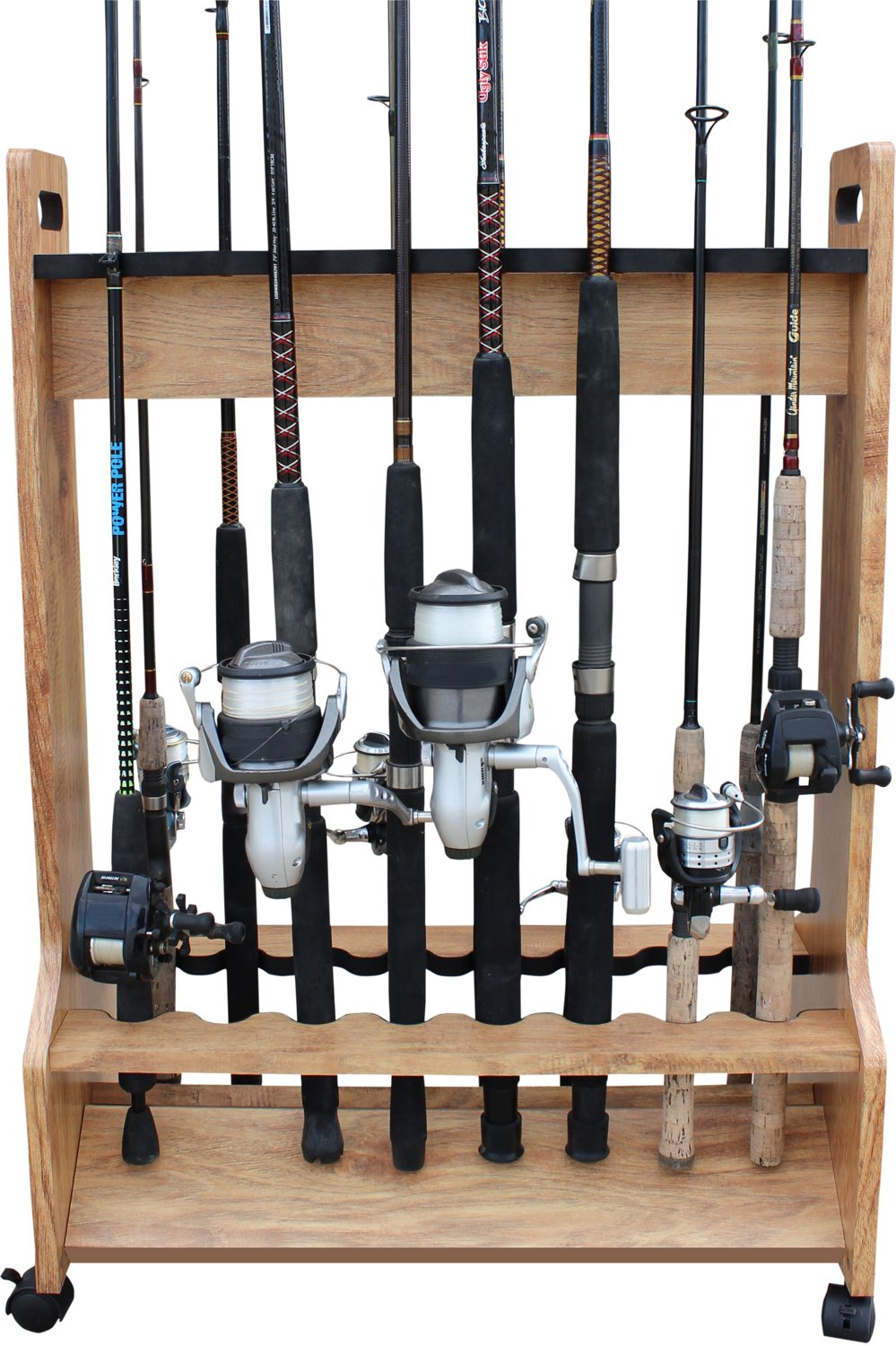 Rush Creek Double-Sided 16-Rod Rolling Storage Rack                                                                              - view number 5