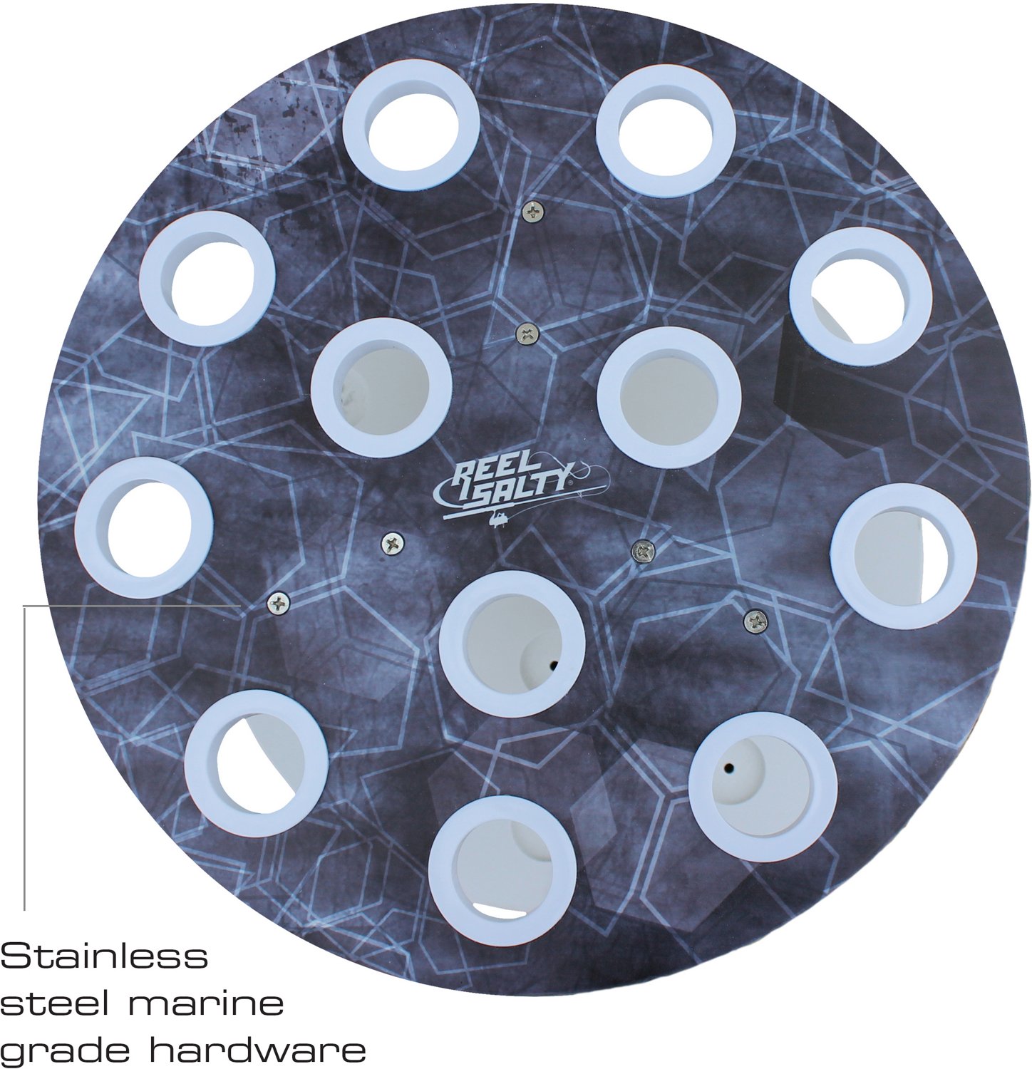 Rush Creek Reel Salty Round 12-Rod Spinning Rod Holder - view number 3