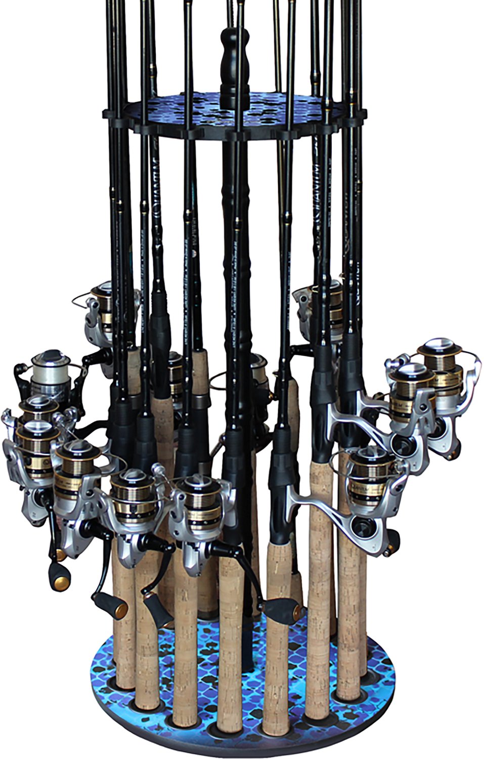 Rush Creek Round 16-Rod Storage Floor Rack - view number 5