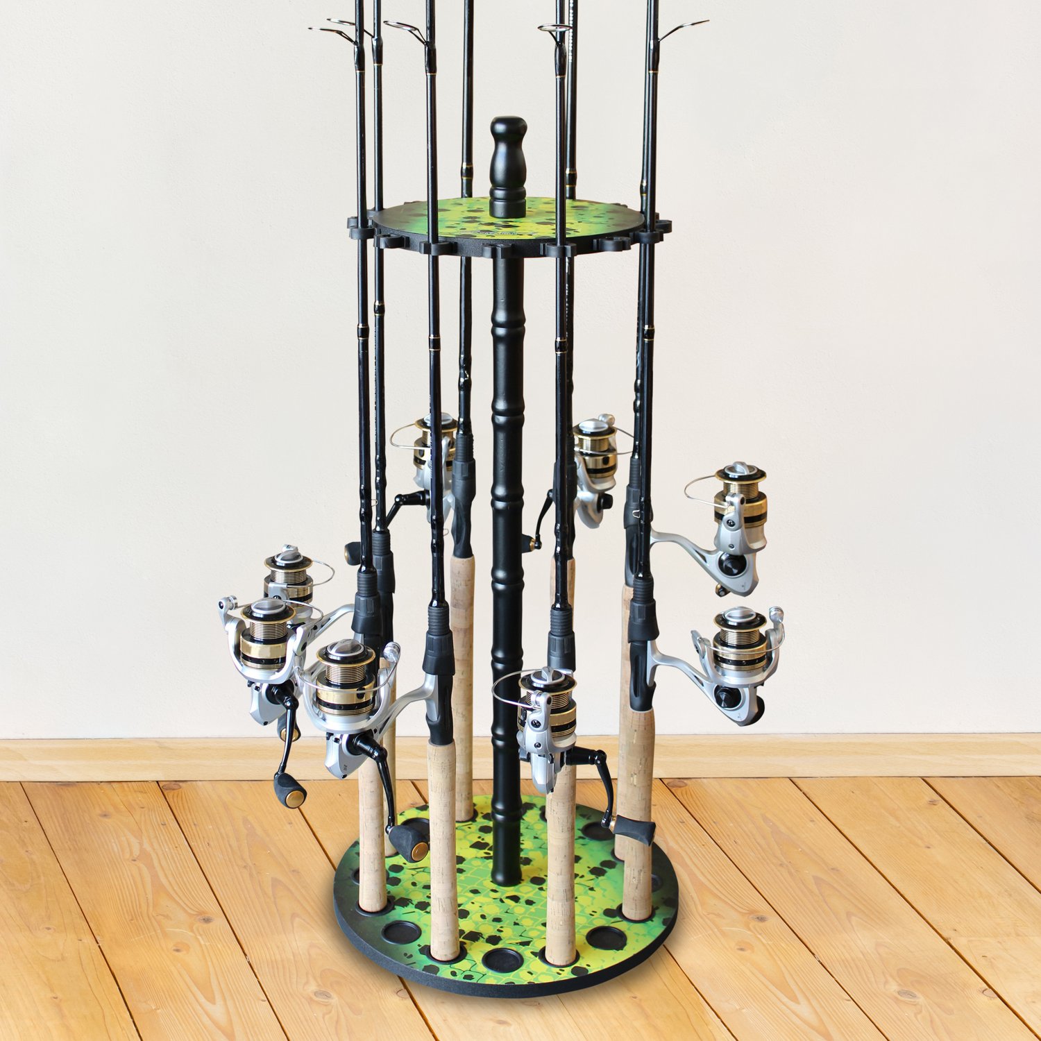 Rush Creek Round 16-Rod Storage Floor Rack - view number 5