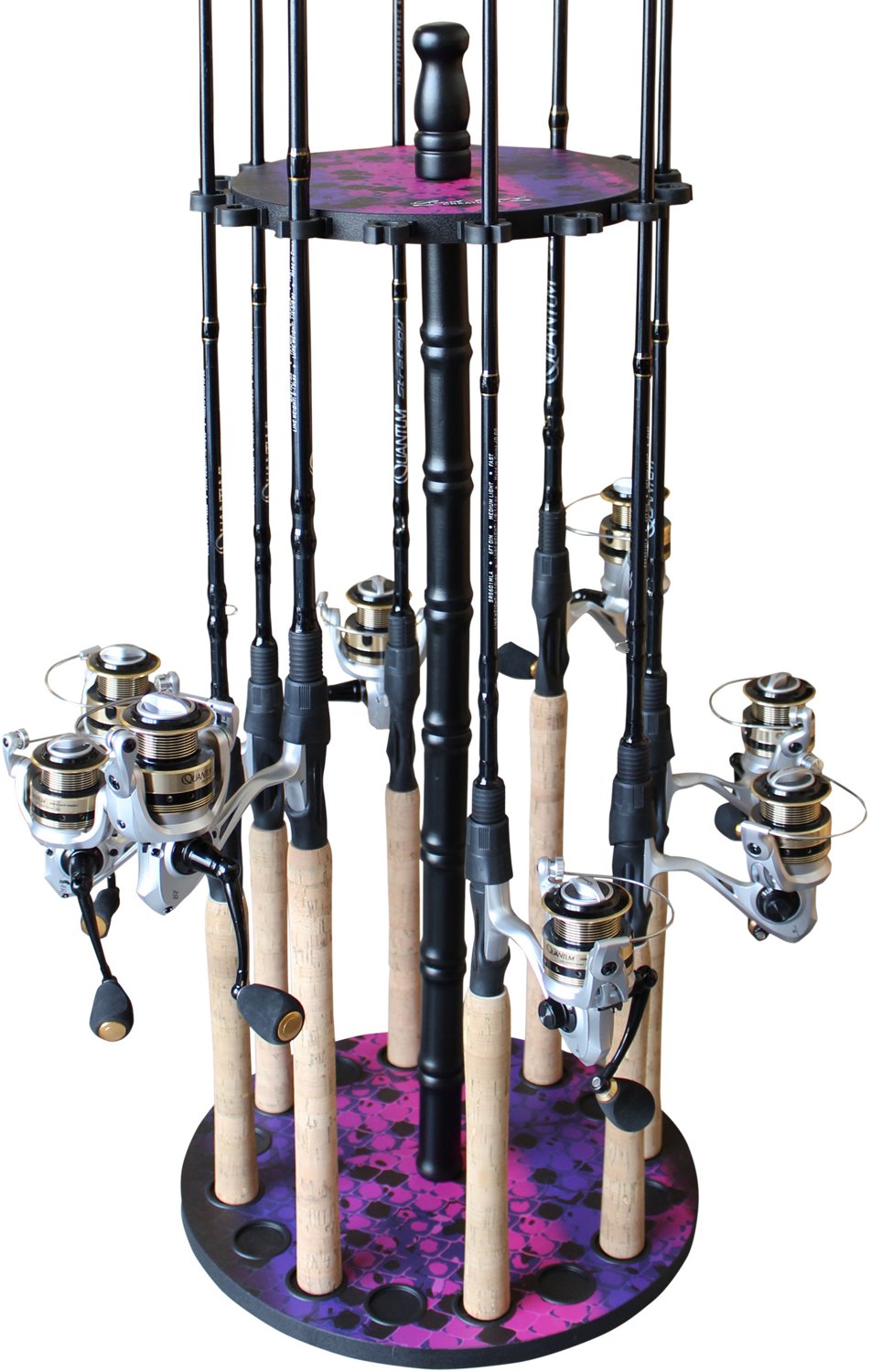 Rush Creek Round 16-Rod Storage Floor Rack