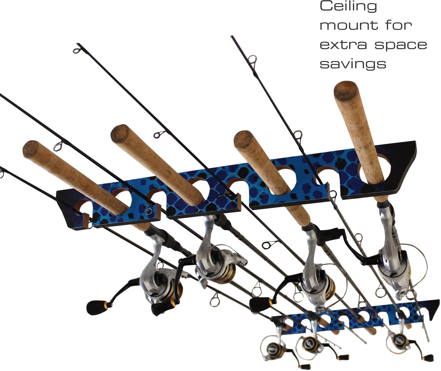 Rush Creek Wall Ceiling 8-Rod Storage Rack - view number 4