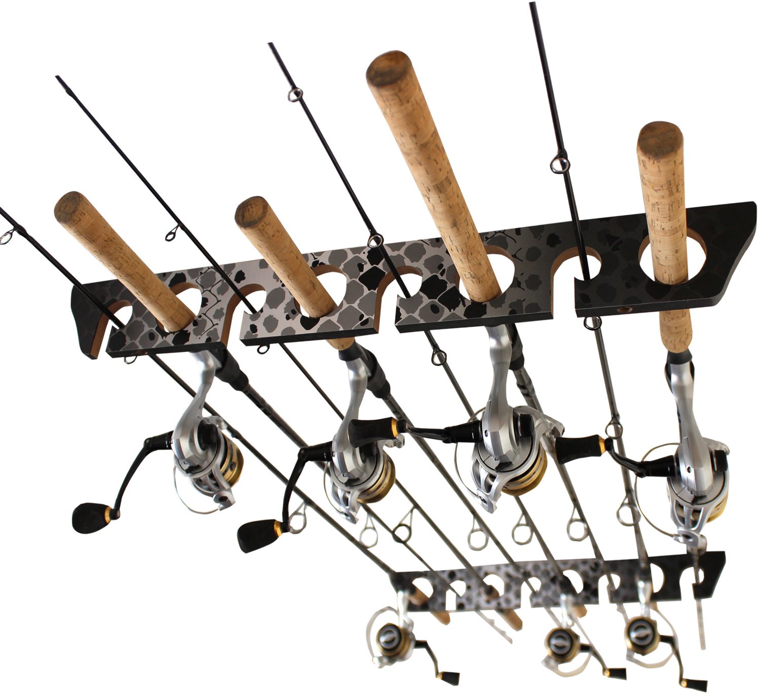 Rush Creek Wall Ceiling 8-Rod Storage Rack - view number 4