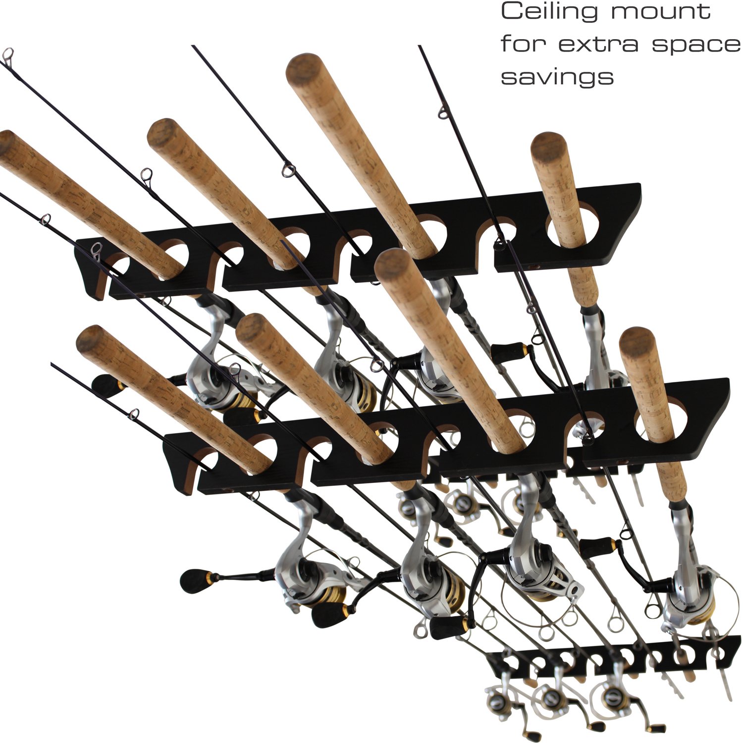Rush Creek Wall Ceiling 8-Rod Storage Racks 2-Pack - view number 4