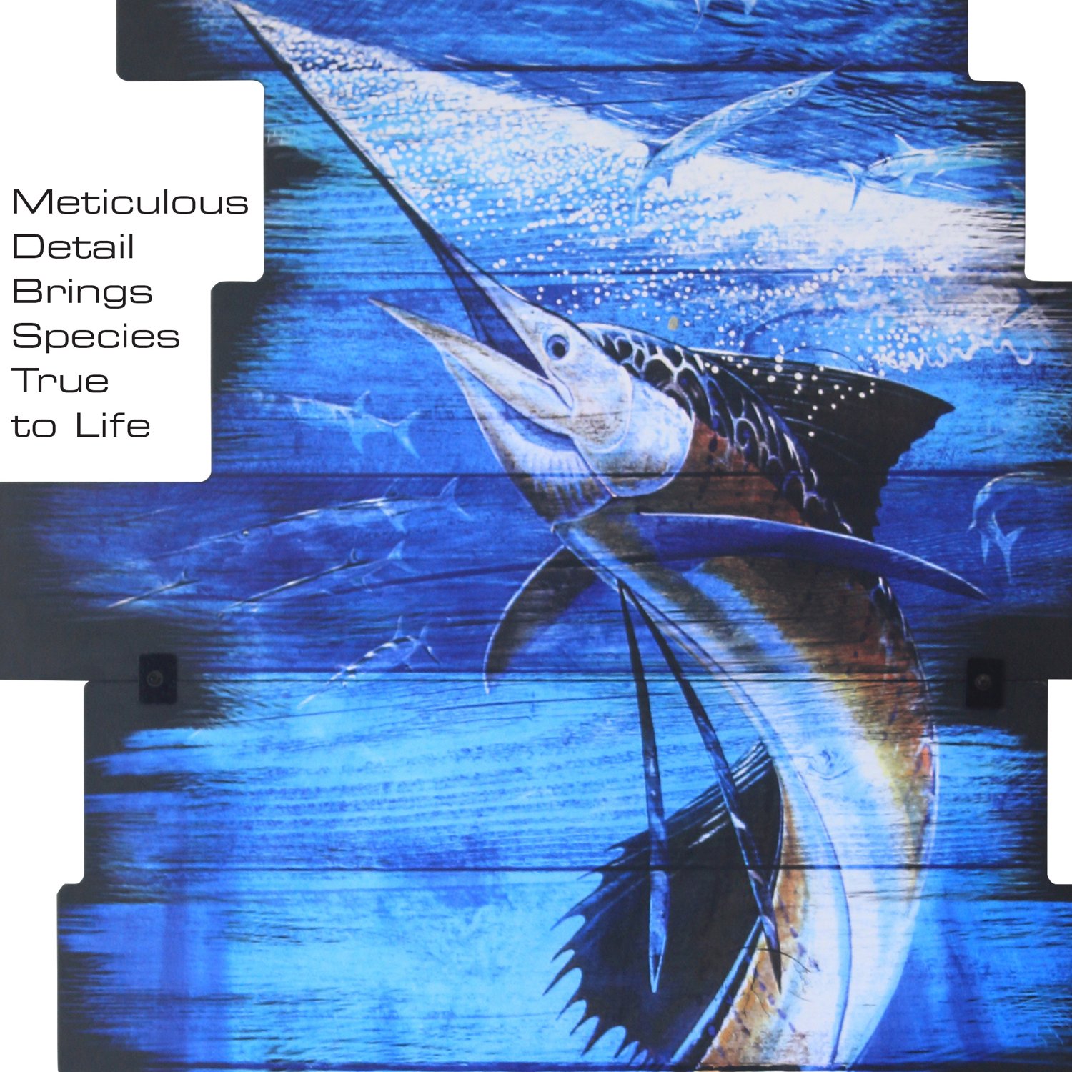 Rush Creek Guy Harvey Fish 8-Rod Wall Storage Rack - view number 5