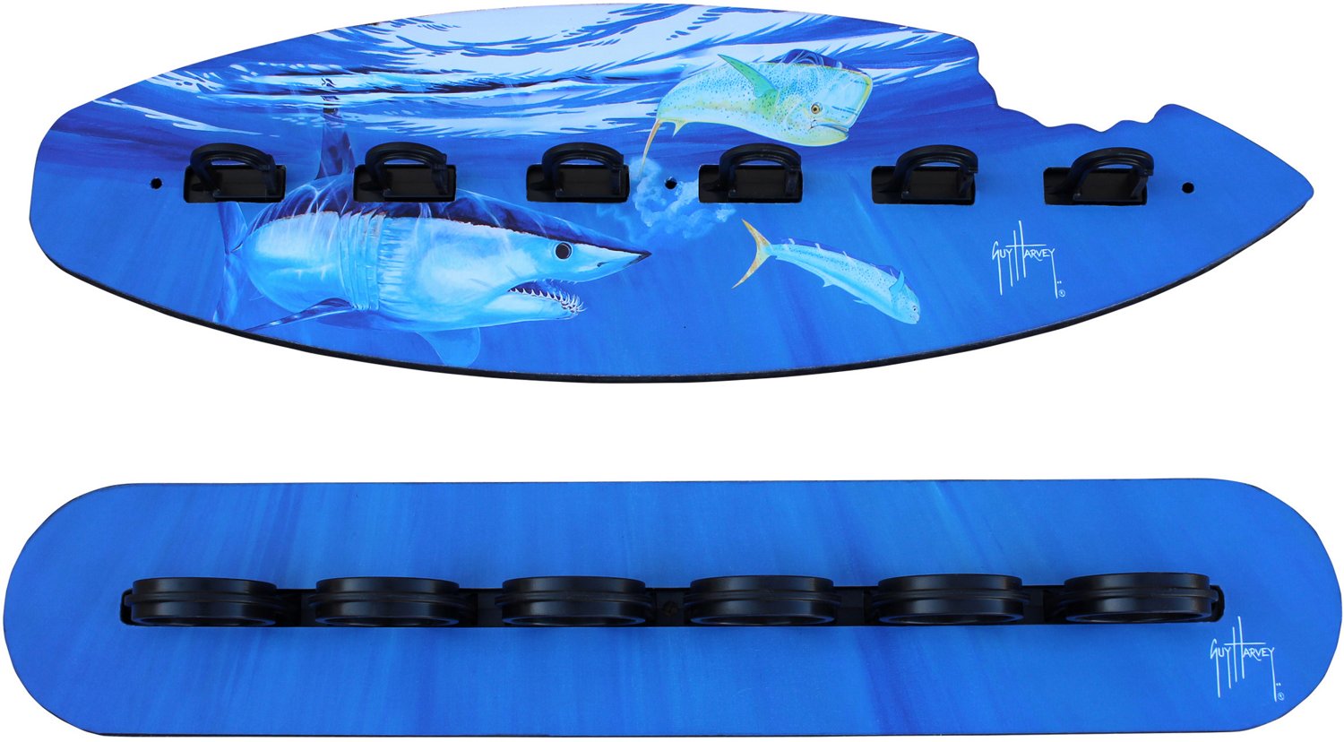Rush Creek Guy Harvey 6-Rod Wall Storage Rack - view number 2