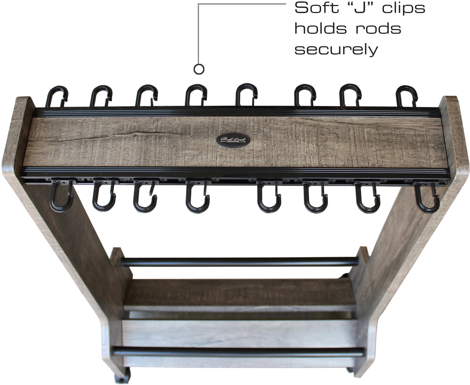 Rush Creek 16-Rod Double-Sided Floor Rack - view number 4