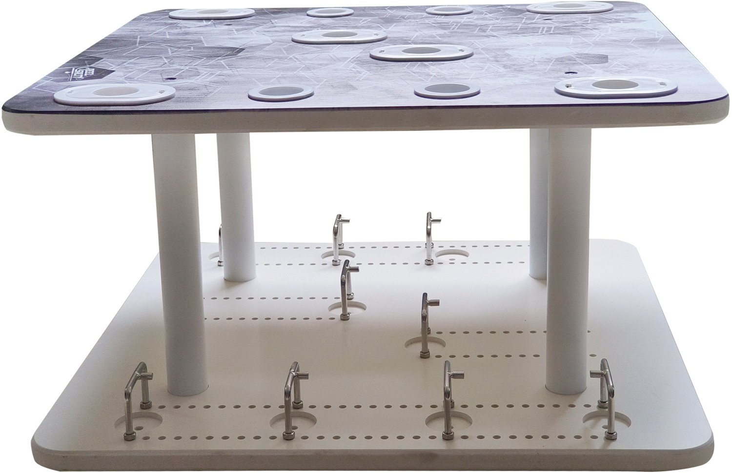 Rush Creek Offshore Inshore Waterproof 10-Rod Storage Rack                                                                       - view number 2