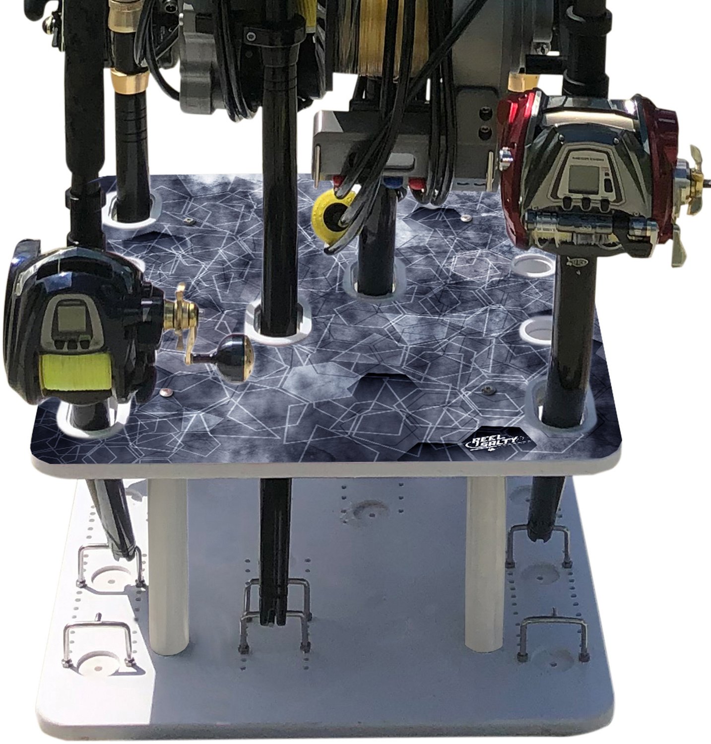 Rush Creek Offshore Inshore Waterproof 10-Rod Storage Rack                                                                       - view number 5