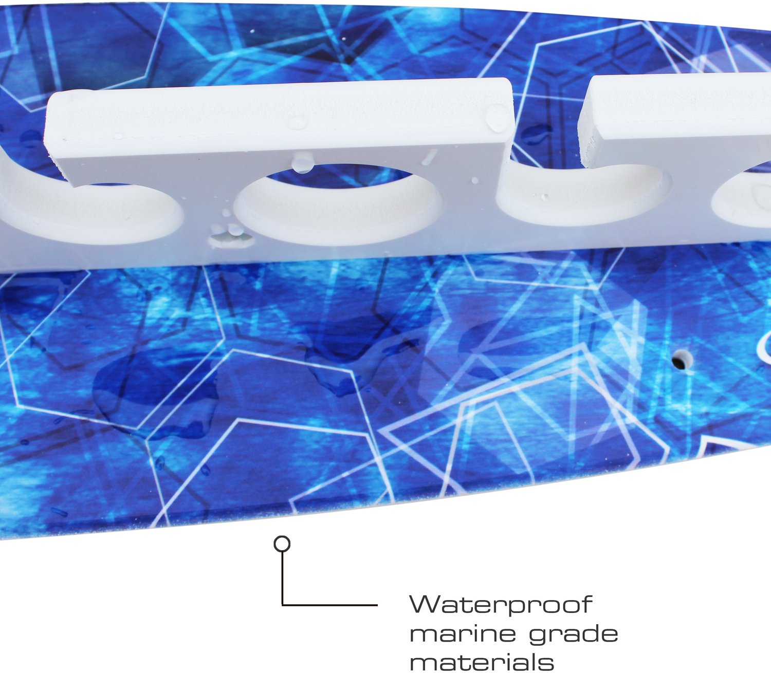 Rush Creek Offshore Inshore Saltwater Waterproof 11-Rod Wall Ceiling Rack                                                        - view number 3