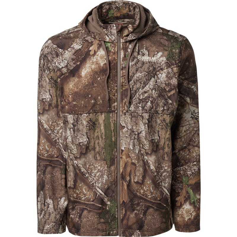 Magellan Outdoors Hunt Gear Men’s Boone Hooded FZ Camo Jacket, 3X-Large - Adult Insulated Camo at Academy Sports