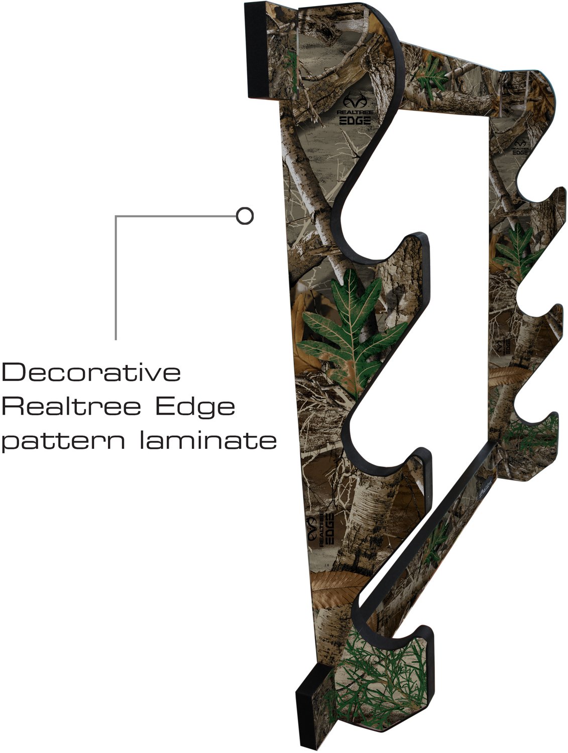 Rush Creek Realtree Camo 3-Gun Wall Rack - view number 3
