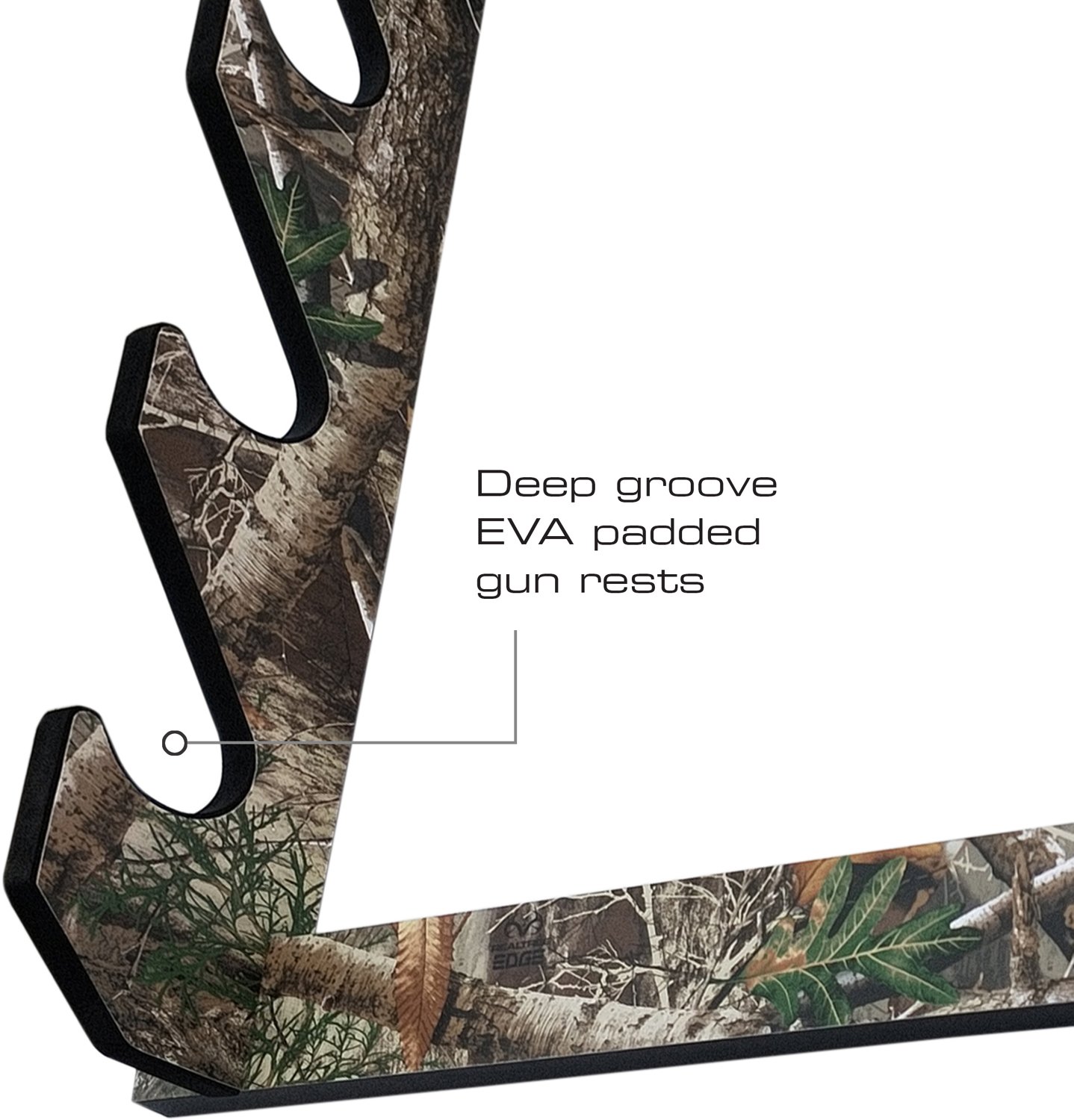 Rush Creek Realtree Camo 3-Gun Wall Rack - view number 4