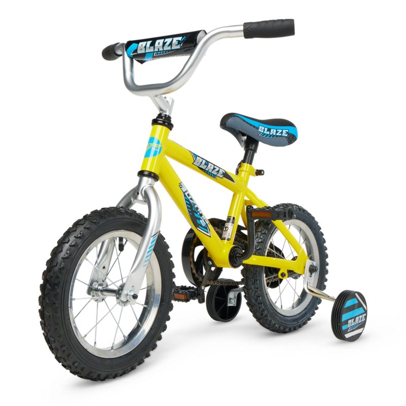 Ozone 500 Boys' Blaze 12 in Bike Yellow/Blue - Boys Bikes at Academy Sports