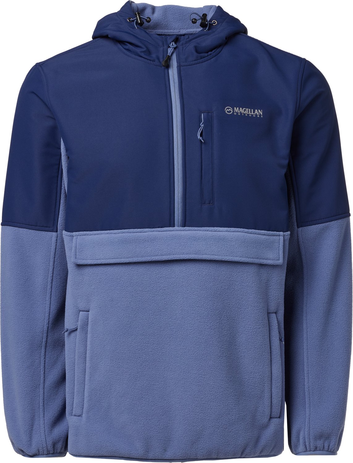 Magellan Outdoors Men's Campfire Mixed Media Pullover Sweatshirt