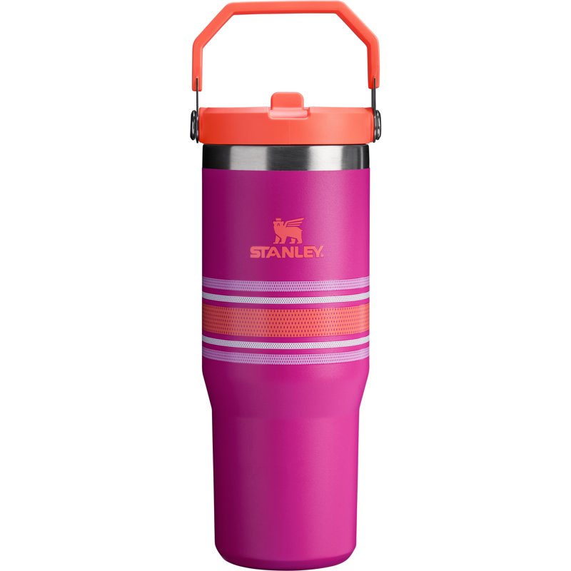 Stanley Varsity Iceflow 30 oz Tumbler Fuchsia Mesh - Thermos/Cups &koozies at Academy Sports