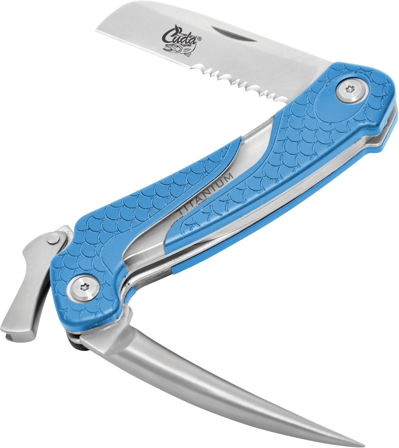 Cuda TI Marlin Spiker Folding Knife