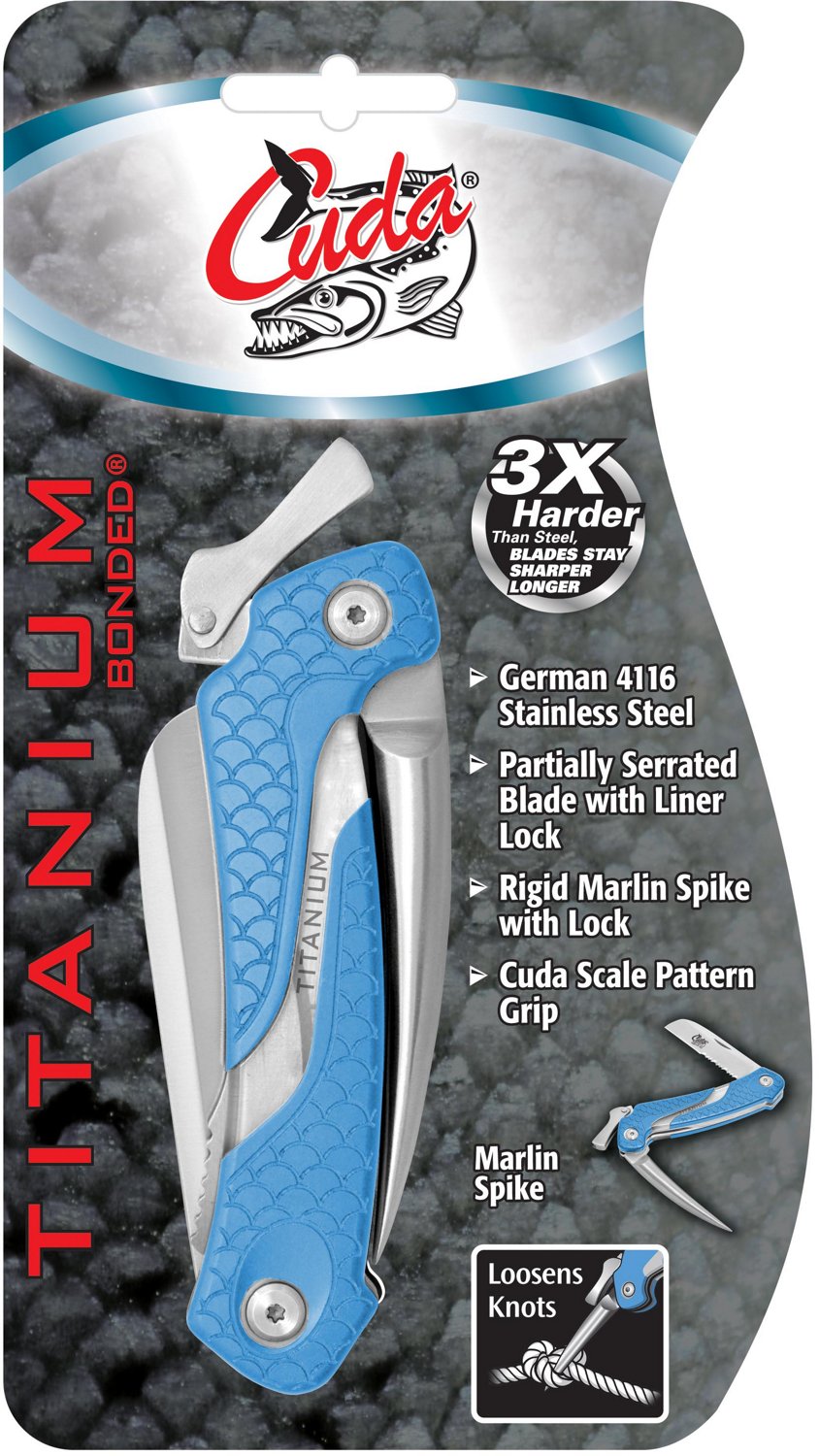 Cuda TI Marlin Spiker Folding Knife - view number 4