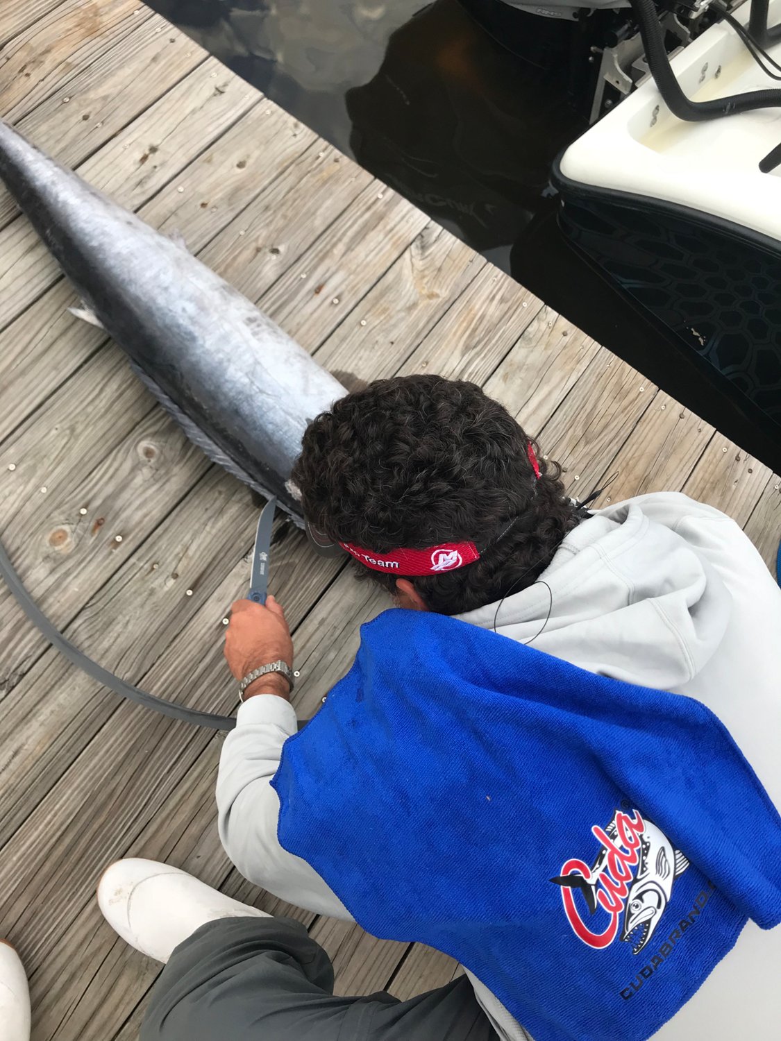 Cuda 7 in Professional Wide Semi-Flex Fillet Knife with Micarta Handle                                                           - view number 5