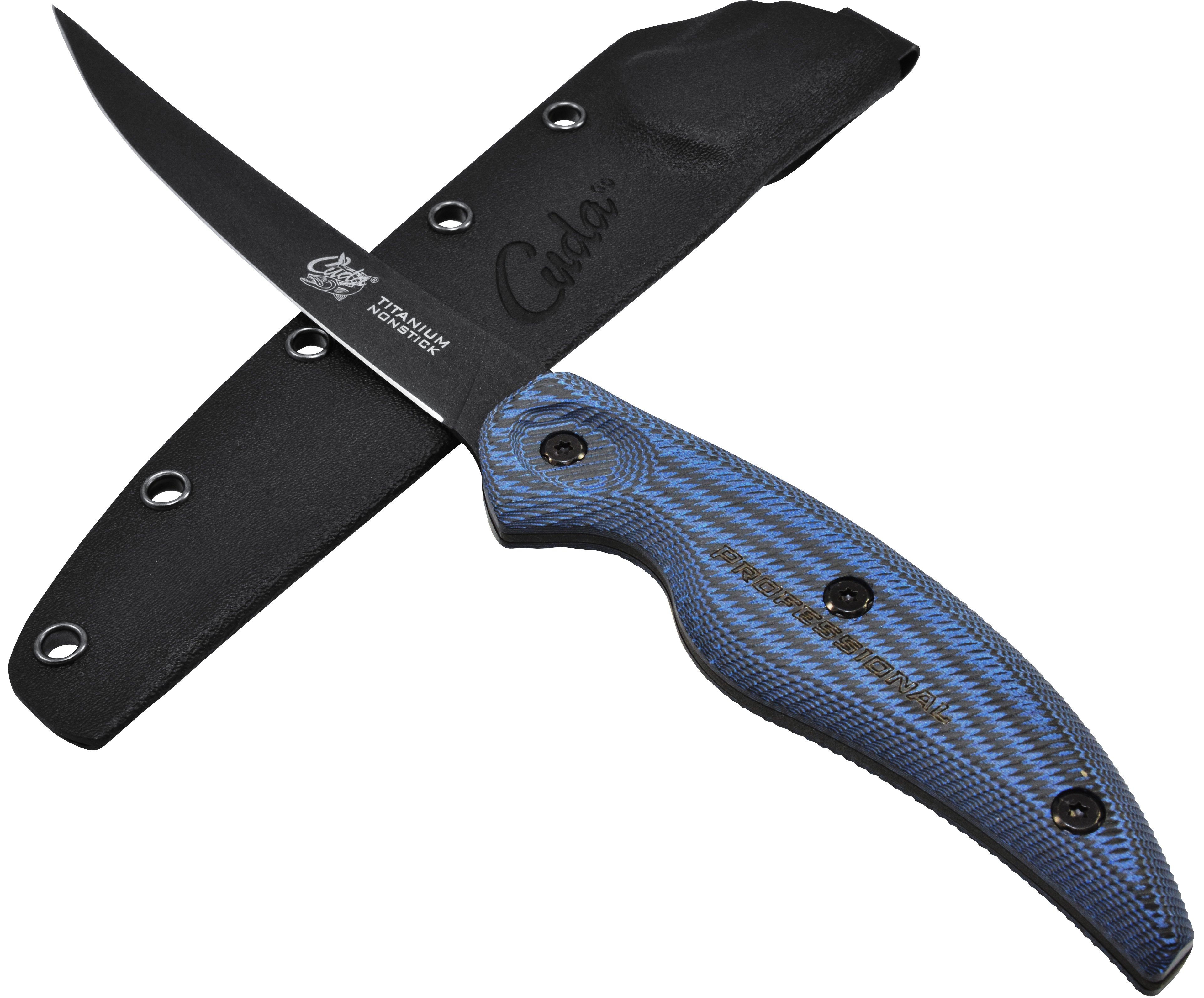 Cuda 6 in Professional Curved Boning Knife with Micarta Handle
