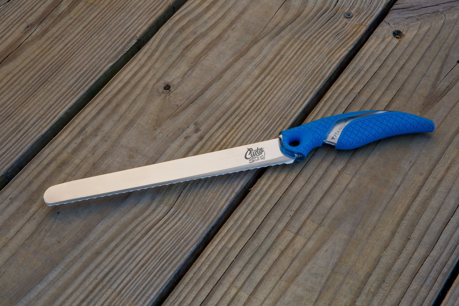 Cuda 9 in TI-Bonded Serrated Chunk Knife - view number 6