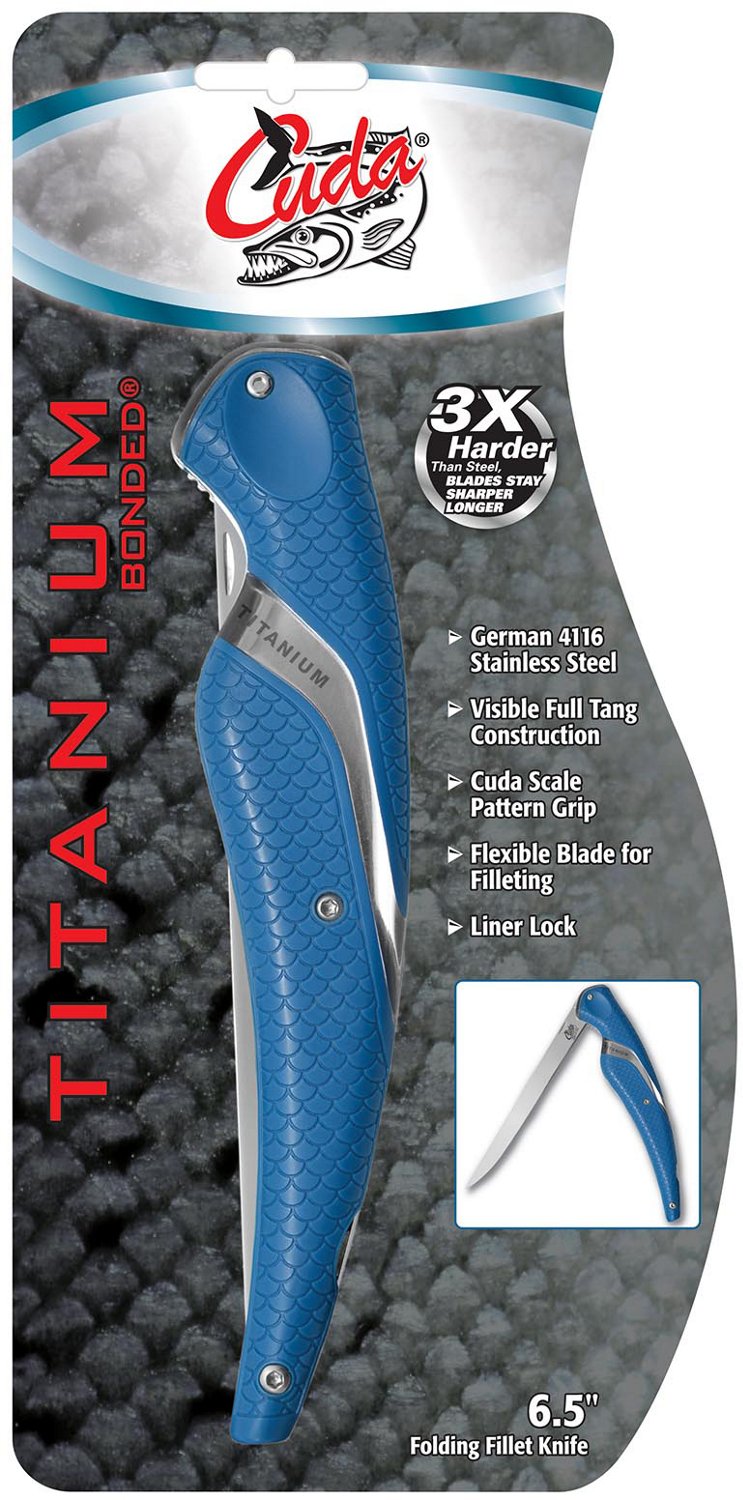 Cuda 6.5 in TI-Bonded Folding Fillet Knife - view number 5