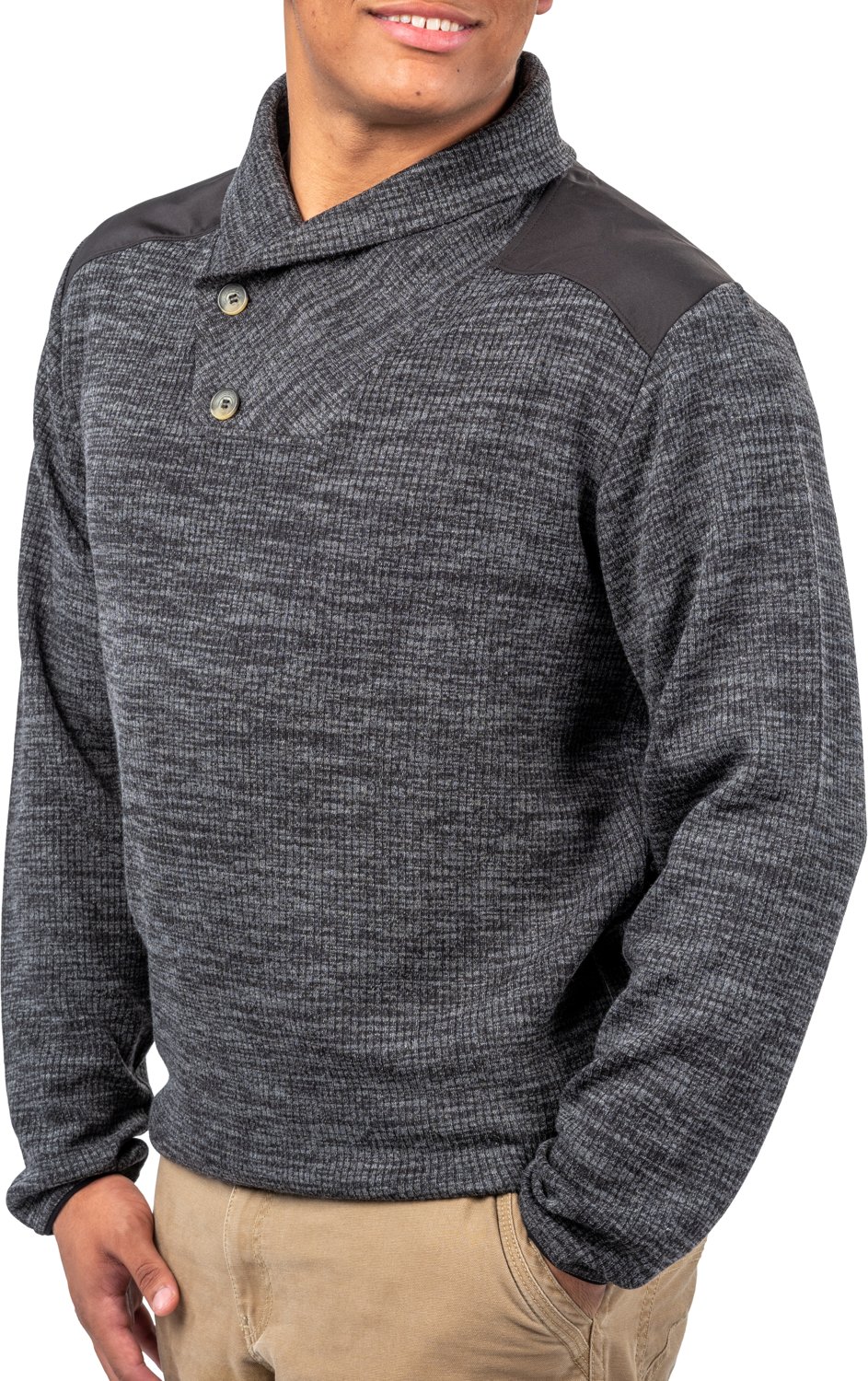 Habit Men's Shawl Collar Pullover Sweatshirt - view number 2