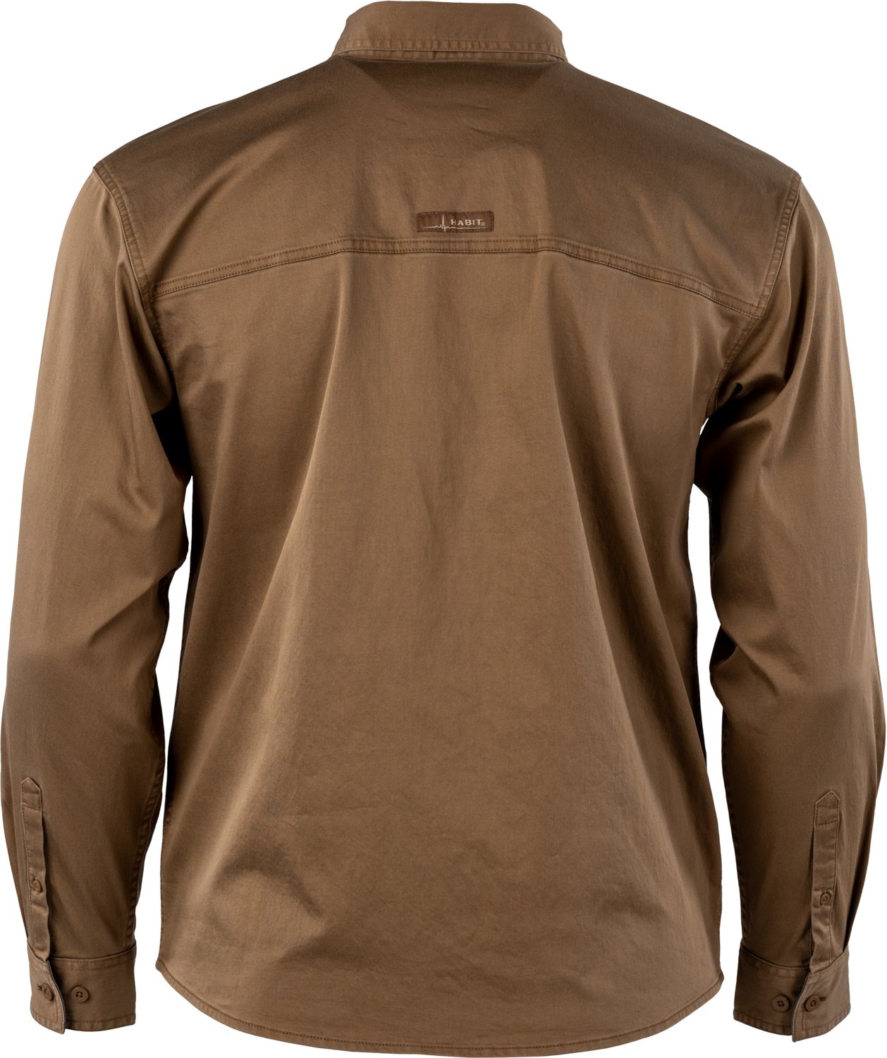 Habit Men's Garment Washed Woven Button Up Long Sleeve Shirt                                                                     - view number 5