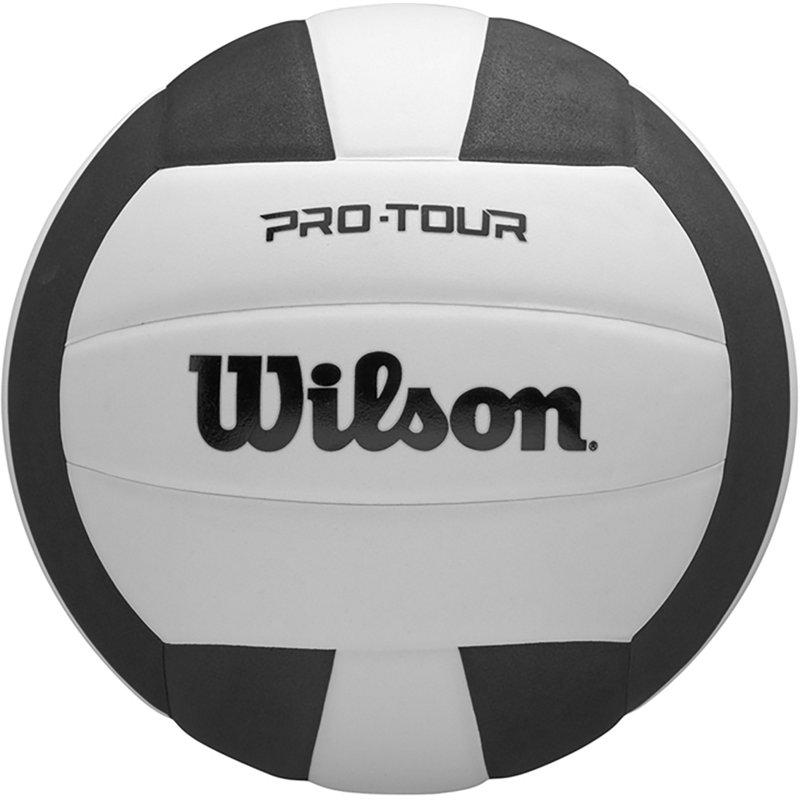 Wilson Pro-Tour Indoor Volleyball Black/White - Volleyball Equipment at Academy Sports